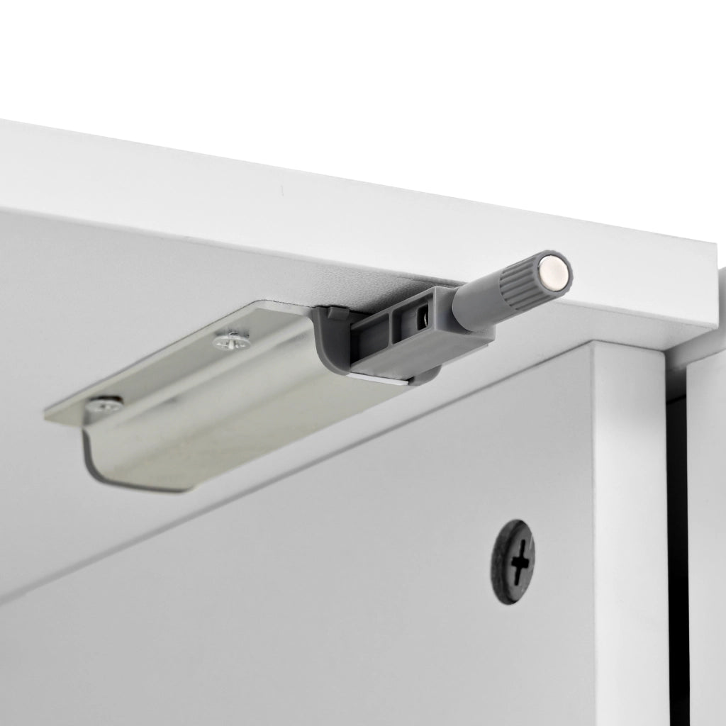 Mobile TV moderno 180x34x30 cm, design unico con supporto per proiettore