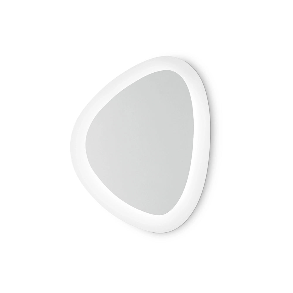 Applique Moderna Gingle Metallo Bianco Led 26W 3000K Luce Calda