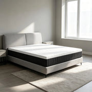 Materasso 140x190 cm, 7 zone, molle insacchettate, schiuma 43D, sfoderabile