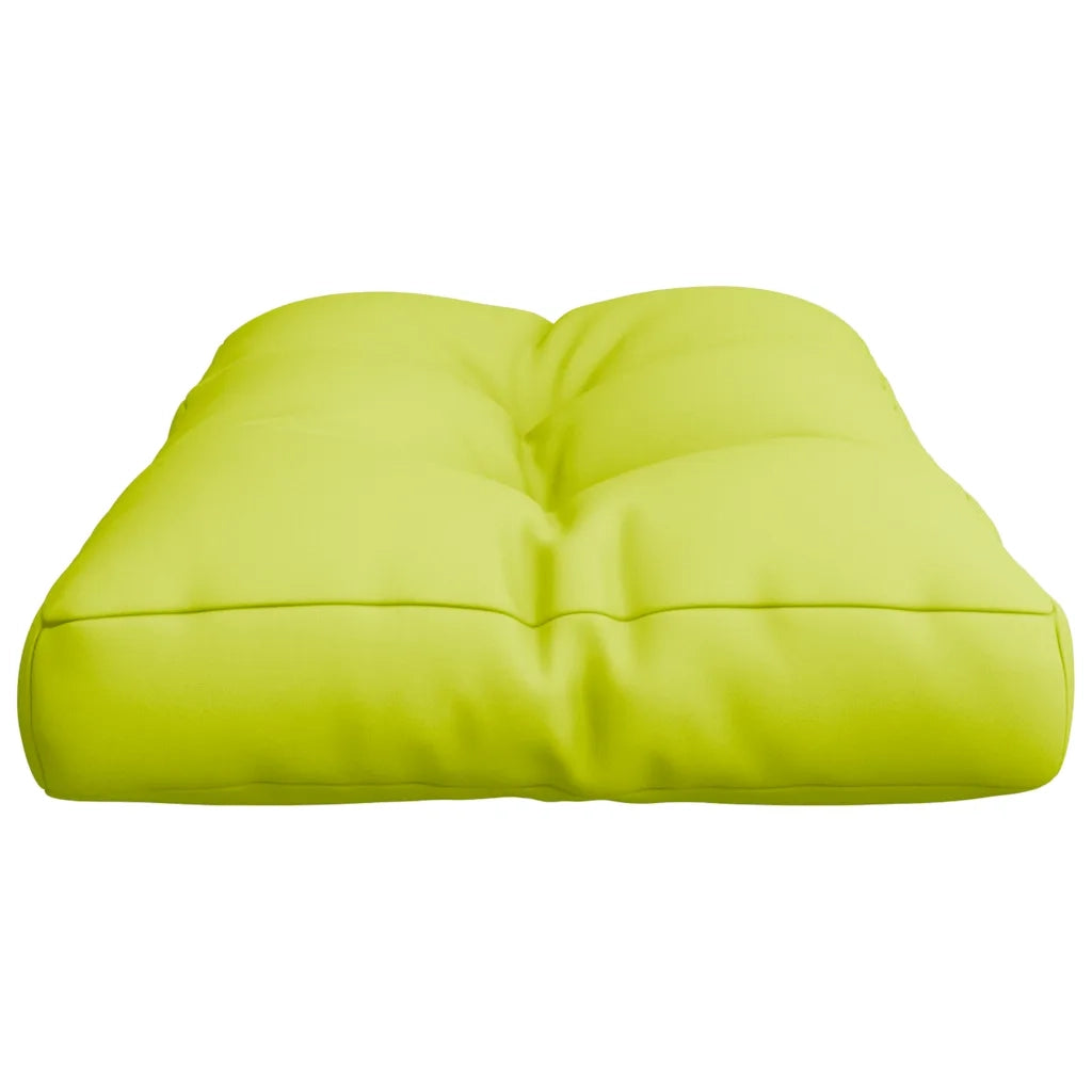 Cuscino per Pallet Verde Brillante 80x40x12 cm in Tessuto 360612