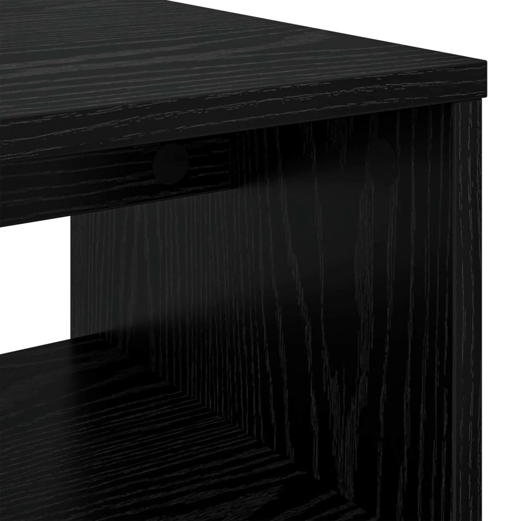 Mobile TV 100 x 35 x 40 cm Rovere Nero Legno ingegnerizzato 8000309