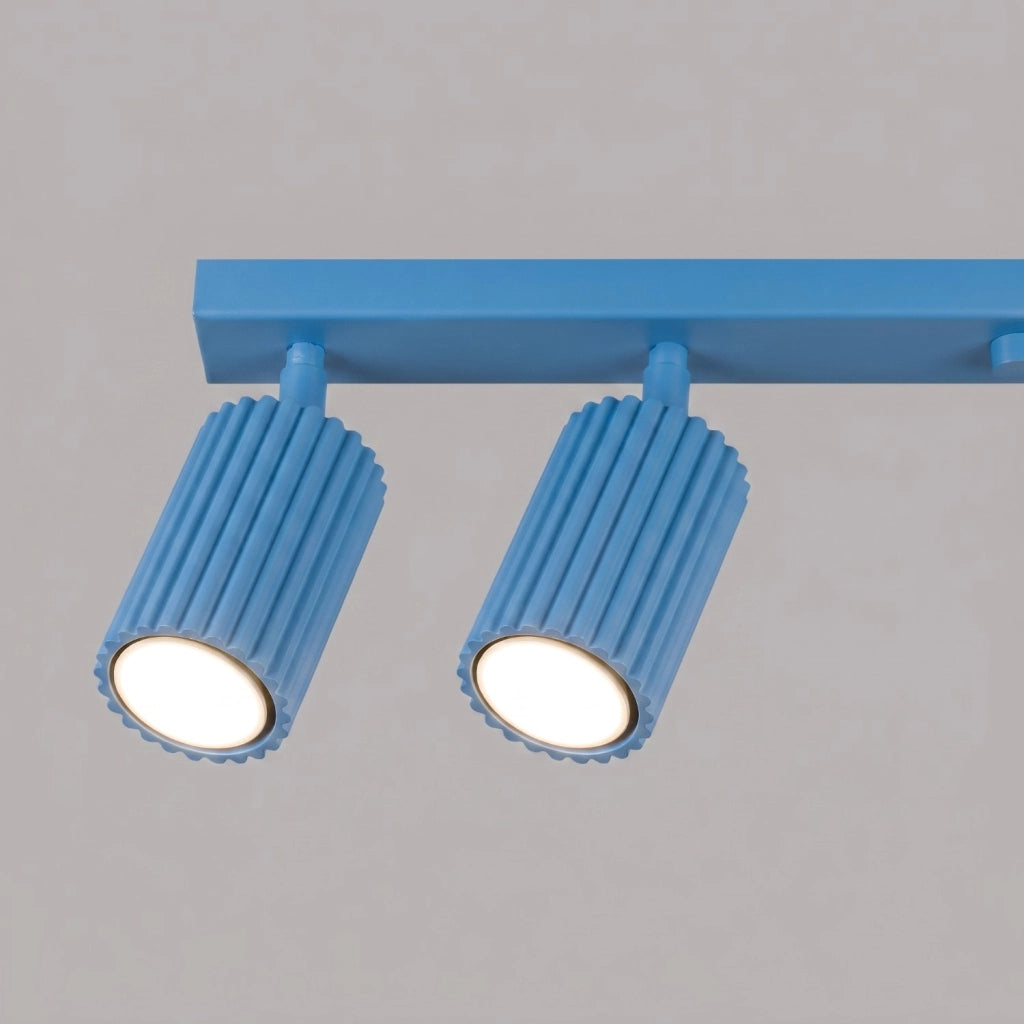 Plafoniera KARBON 6L azzurro