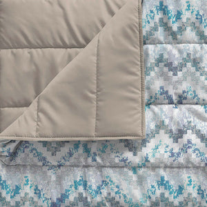 Trapuntino Matrimoniale 100gr con Stampa in Microfibra Jakarta