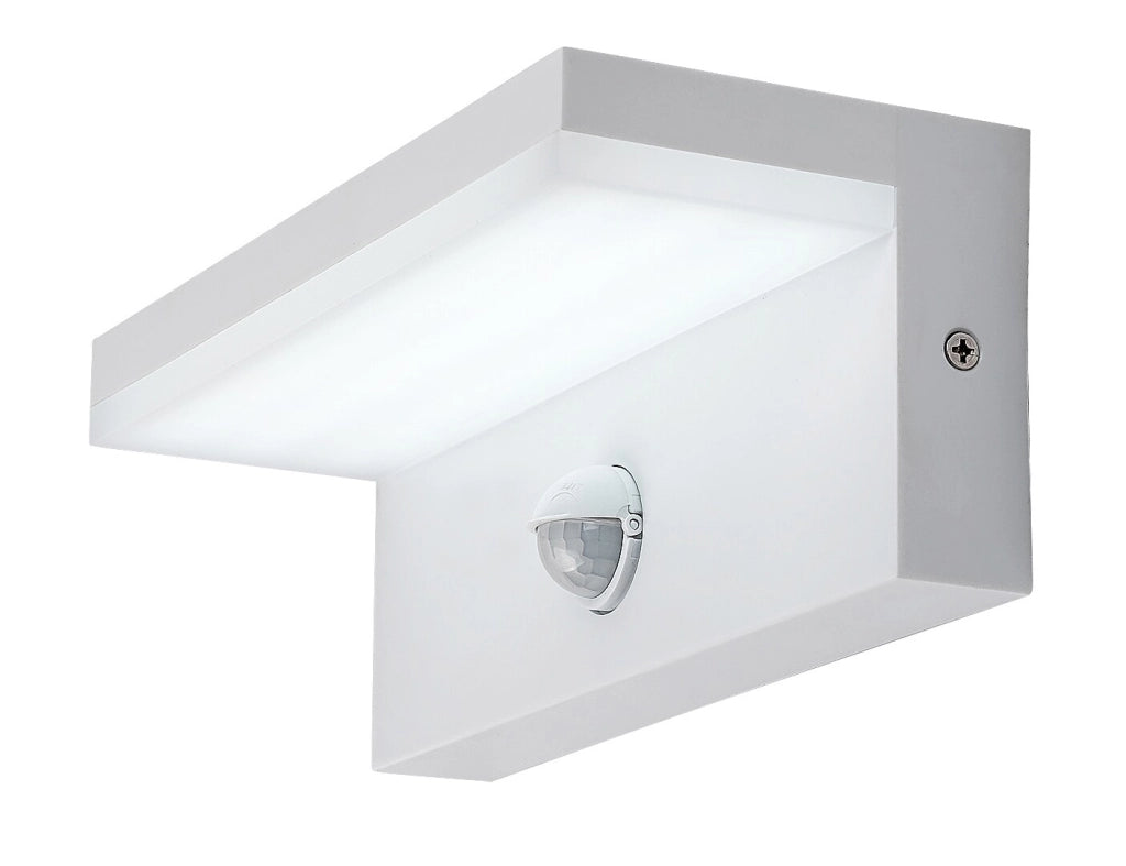 Applique esterno bianco PIR CCT LED 9W IP54 Zaragoza