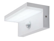 Applique esterno bianco PIR CCT LED 9W IP54 Zaragoza