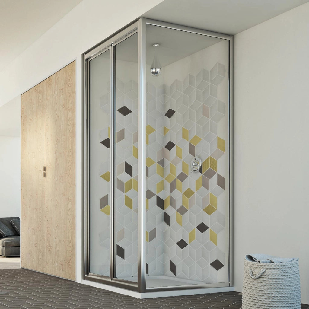 Box Doccia 75x80 AP. 75 CM H198 trasparente mod. Urban Duo P