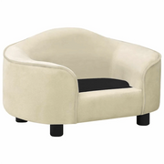 Divano per Cani Crema 67x47x36 cm in Peluche 171090