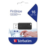 Verbatim Pendrive 16GB USB-A 2.0 Black 49063