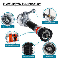 Tubo C antincendio multiuso Lancia antincendio a getto continuo vigili del fuoco