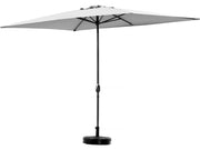 Ombrellone da giardino "Sol 2" - Rettangolo - 2x 3 m - Grigio