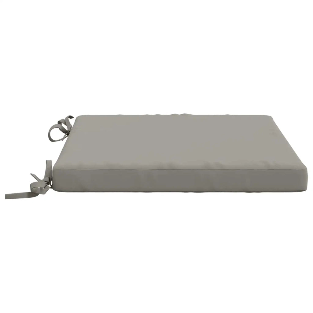 Cuscini per Sedia in 4 Pezzi SOEST 4 pz 100% Poliestere Grigio 944372