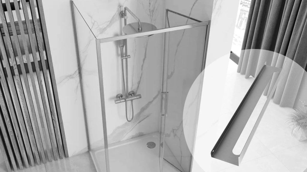 Mensola Da Bagno Sf02 60cm Steel Brush