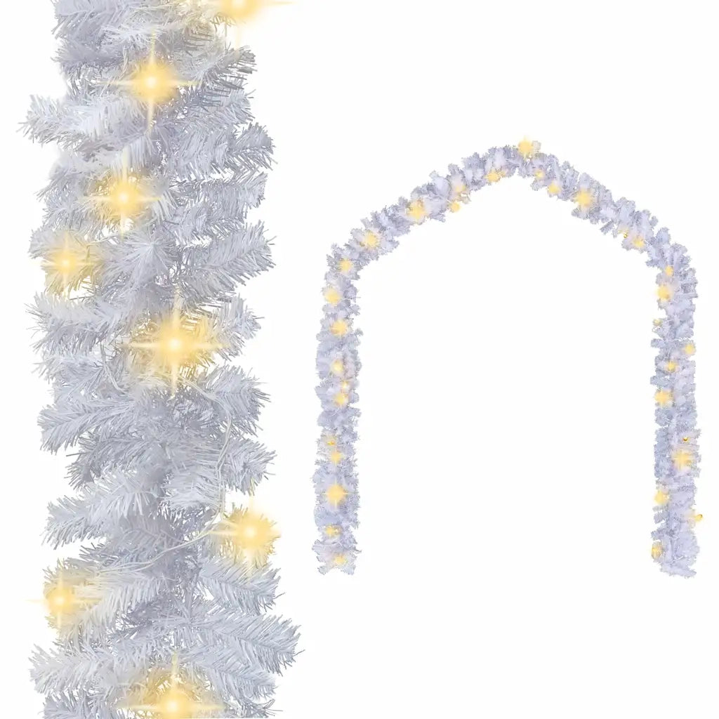 Ghirlanda Natalizia con Luci a LED 5 m Bianca 284311