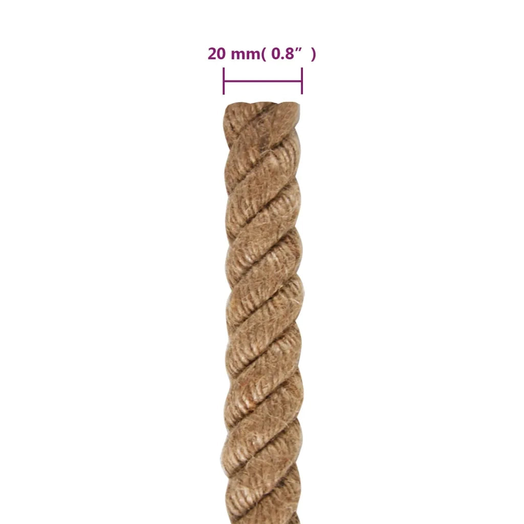 Corda in Juta Lunga 25 m Spessa 20 mm