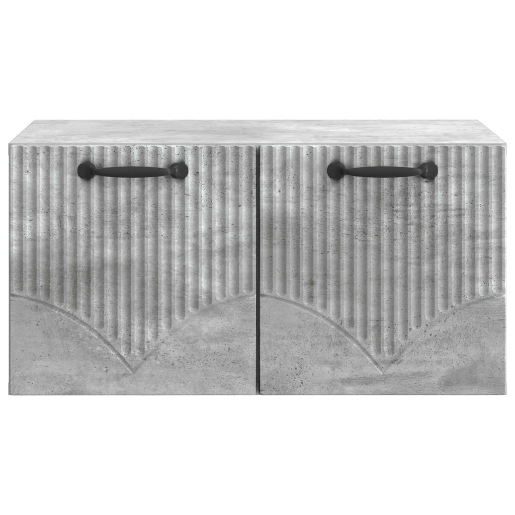 Mobile Porta TV da Muro Grigio Cemento 59,5 x 41 x 30 cm 899018