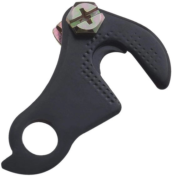 Hanger Derailleur per Bicicletta - Materiale in Alluminio - Nero - 1 Pezzo - Costruito con Materiale di Alta Qualità - Facile da Installare