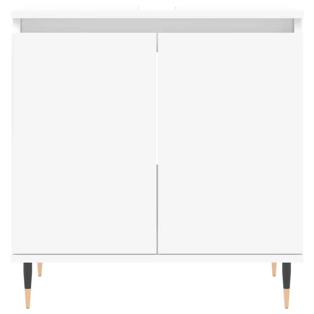 Mobile da Bagno Bianco 58x33x60 cm in Legno Multistrato 831572
