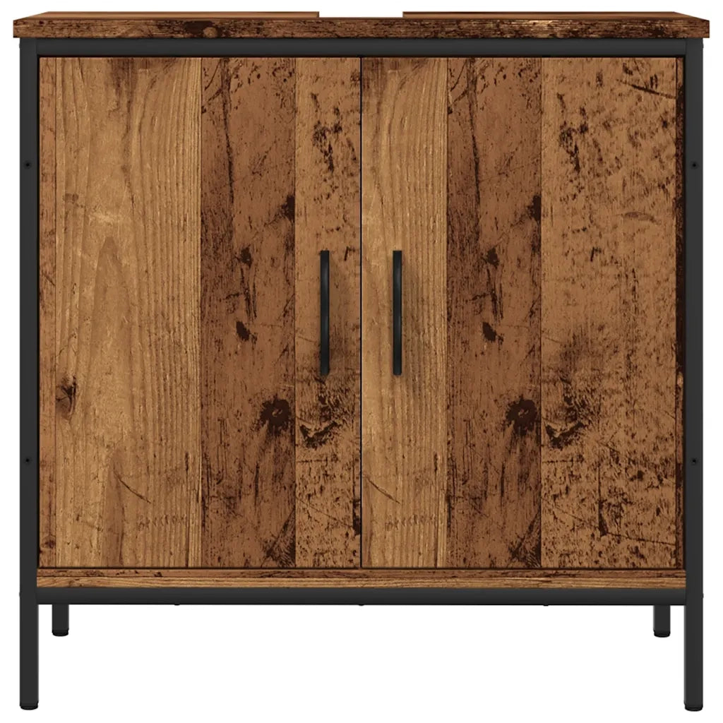 Mobile SottoLavabo | Armadio Lavabo Legno Antico 60x30x60 cm Legno Multistrato