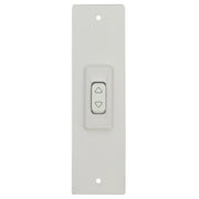 PLACCA 142 MM BIANCO CON PULSANTE COPRI AVVOLGITORE MOTORE TAPPARELLA TAPPARELLE