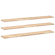 3 pz Mensole da Parete | Scaffali a Parete | Ripiano a parete 160x20x2 cm Legno Acacia Non Trattato