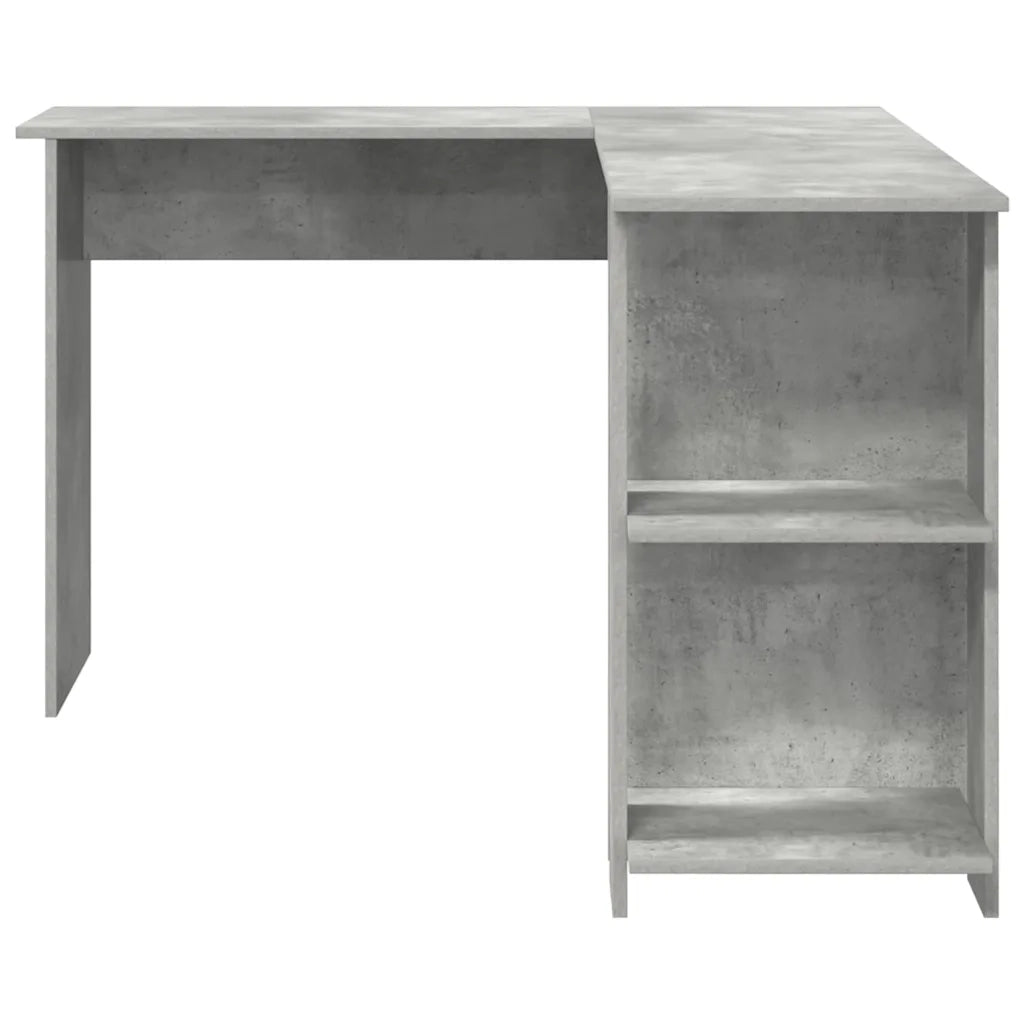 Scrivania ad angolo Grigio cemento 140 x 113,5 x 75 cm 869557