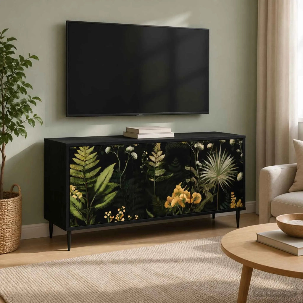 Mobile TV RHENEN 102 x 33 x 51 cm Rovere Nero 8007089