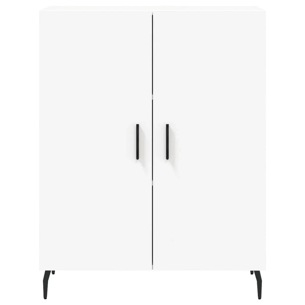 Buffet credenza cassettiera armadio mobile contenitore organizer cucina soggiorno salotto alto 69,5 x 34 x 180 cm legno ingegnerizzato bianco 02_0032594