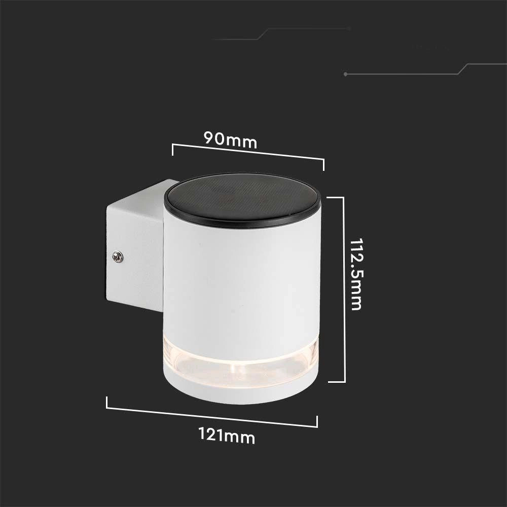 Applique esterna solare LED 1W bianca IP54 V-TAC VT-1139