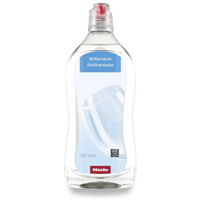 Miele brillantante per lavastoviglie, 500 ml, protezione vetro, anti calcare, favorisce asciugatura