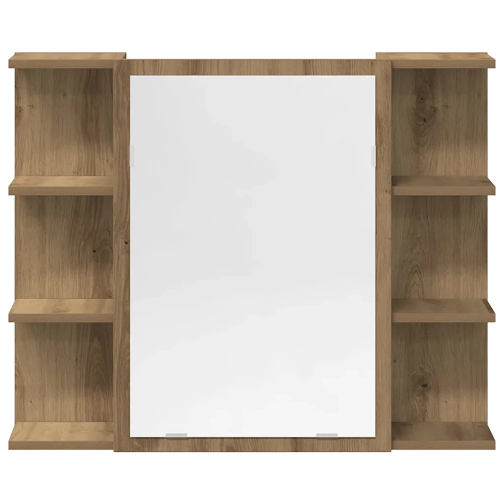 Set Mobili da Bagno 4 pz Rovere Artigianale Legno Multistrato 3328558