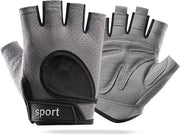 Man e donne guanti da bicicletta - L 13,5*9,5 cm - guanti da fitness - guanti da bicicletta a metà dito - guanti da yoga per uomo e donna - guanti da mountain bike - guanti antiscivolo ad alta resistenza adattivi e respiranti a metà dito
