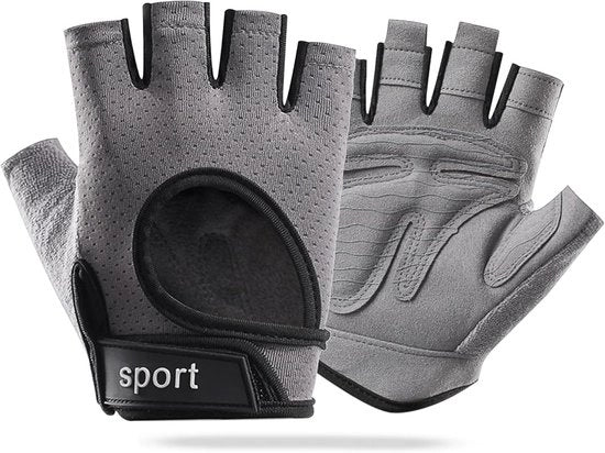 Man e donne guanti da bicicletta - L 13,5*9,5 cm - guanti da fitness - guanti da bicicletta a metà dito - guanti da yoga per uomo e donna - guanti da mountain bike - guanti antiscivolo ad alta resistenza adattivi e respiranti a metà dito