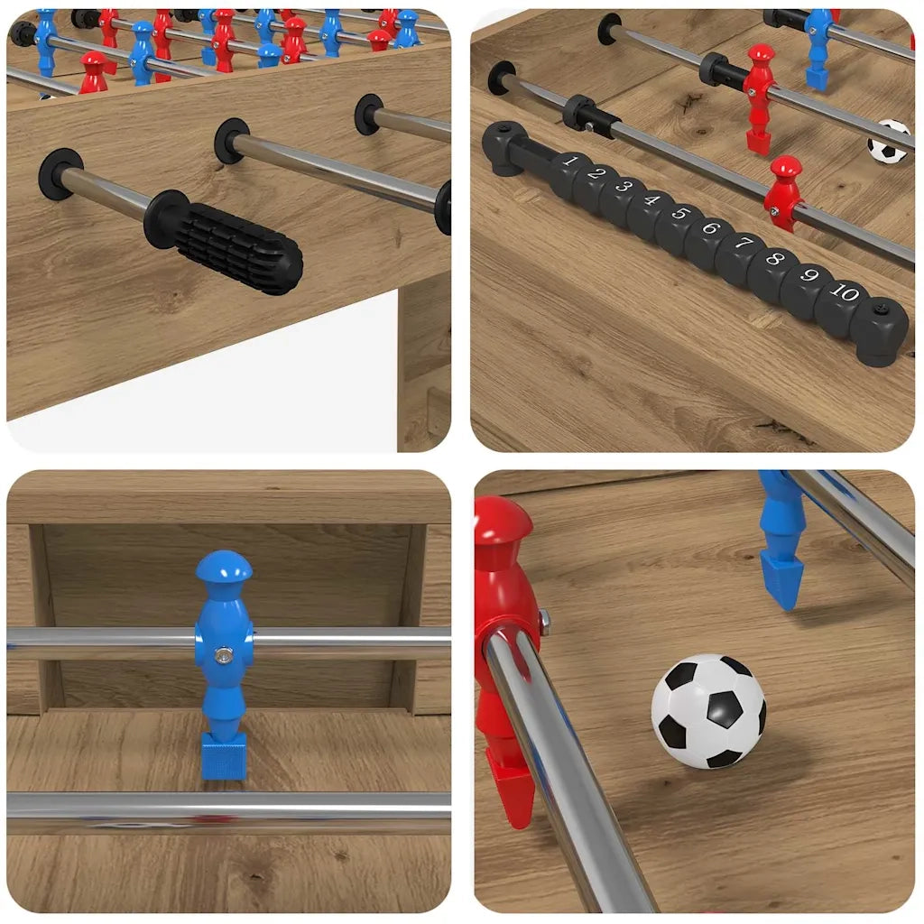 Tavolo da Foosball Rovere Artigianale 125 x 60,5 x 80 cm CFW9059479