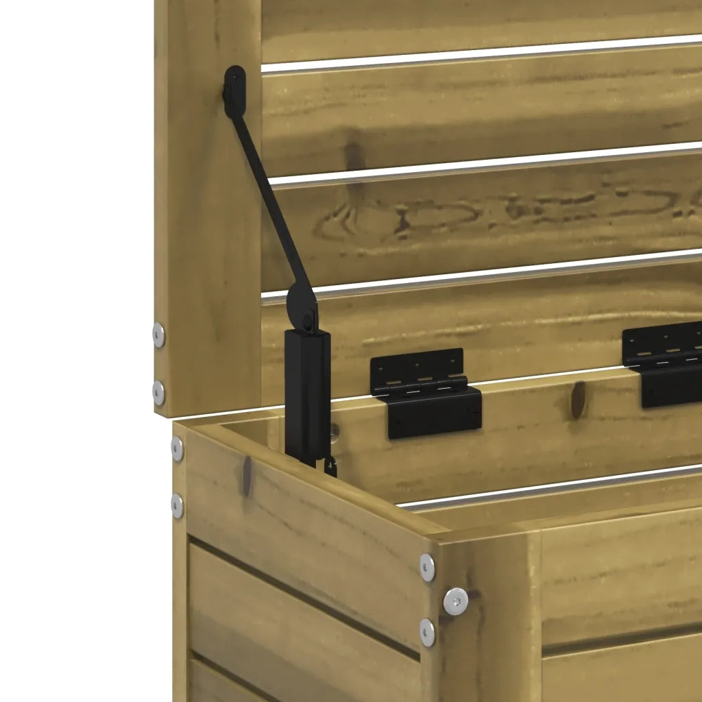 Sedia da giardino-Poggiapiedi da Giardino 62x31,5x52 cm Legno Impregnato di Pino