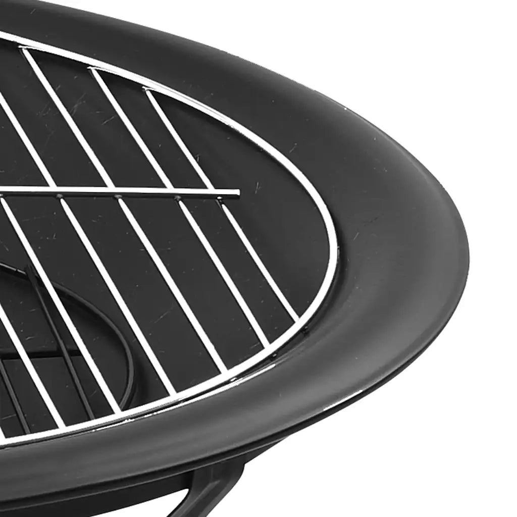 Braciere e Barbecue 2 in 1 con Attizzatoio 56x56x49 cm Acciaio 313350