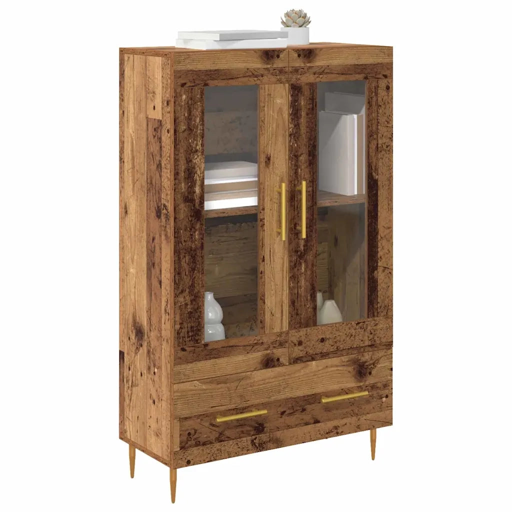 Credenza con Cassetto-Buffet-Armadio da cucina Legno vecchio 69,5 x 31 x 115 cm