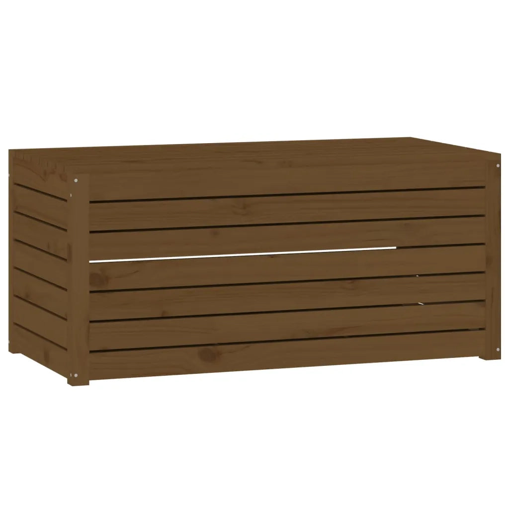 Set Cassette da Giardino 4 pz ambra in Legno Massello di Pino 3154669