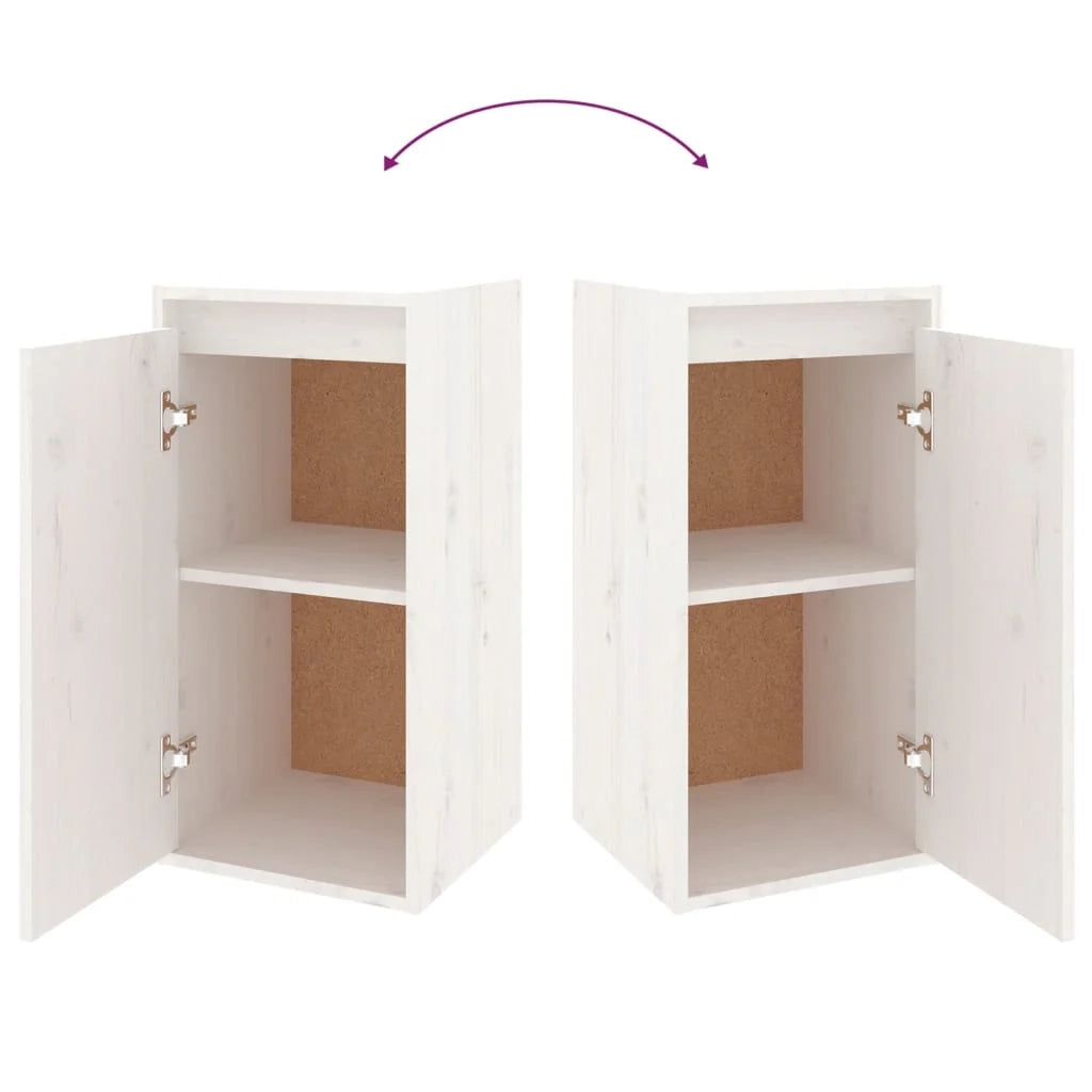 Mobile TV multimediale scaffale TV credenza mobile TV sala da pranzo soggiorno camera da letto 6 pezzi legno massello di pino bianco 02_0028795