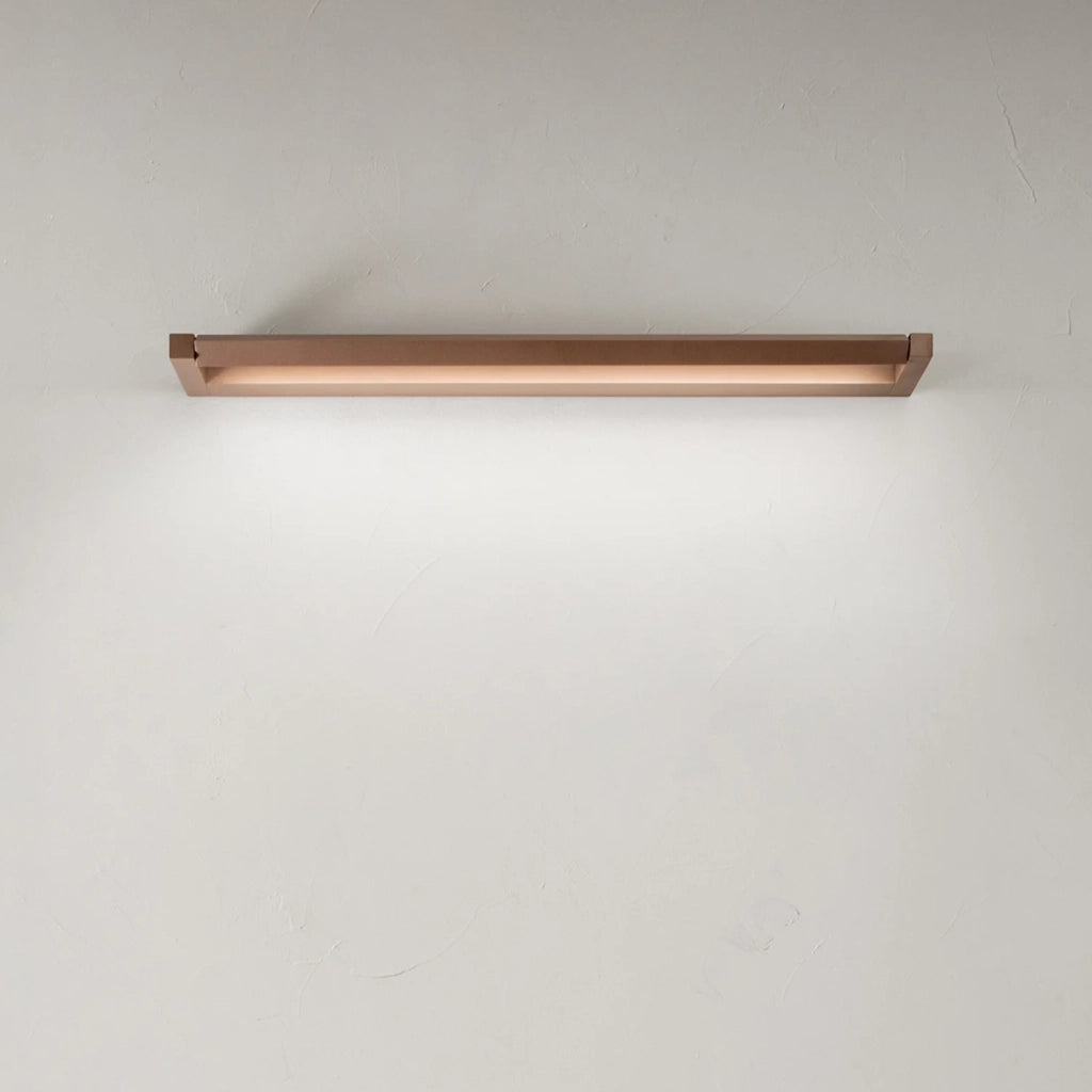 Applique Moderna Slim Metallo Marrone Led 24W Dimmerabile Ip20