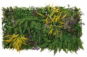 Set 4 Pezzi Arella Siepe Sintetica Forest Verdemax 50x100 cm in LDPE Resistente ai Raggi UV Verde
