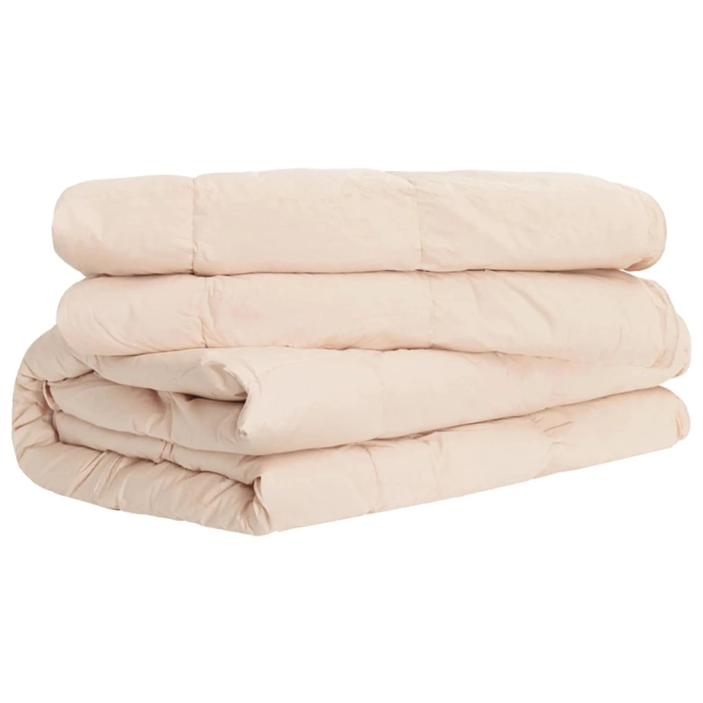 Piumone Beige 220 x 240 cm Fibra di kapok 42041921