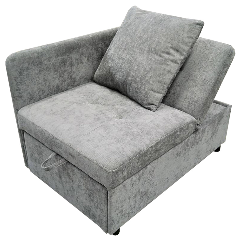 Divano letto 3in1 - Xylo - lino, schienale regolabile, compatto