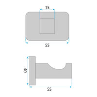 Portasciugamano Da Bagno Nico 5905 Brush Copper