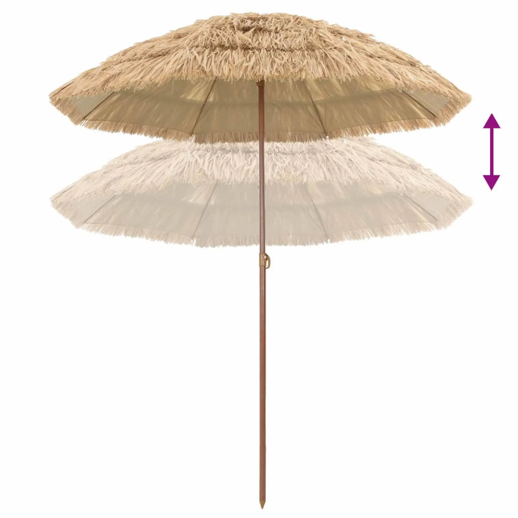 Ombrellone da Spiaggia Naturale 160 x 160 x 196 cm 42006676