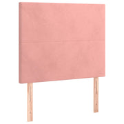 Testiera | Testata Rosa 80x5x118/128 cm Velluto