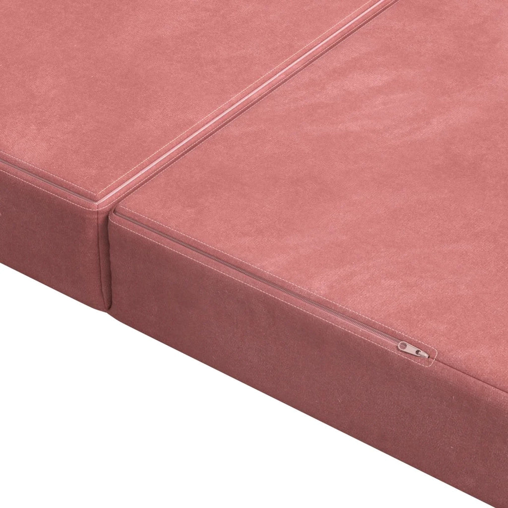 Divano Letto Pieghevole 80 x 67 x 45 cm Rosa 900182