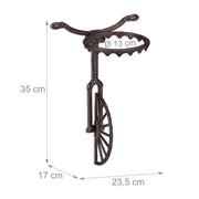 Portavaso da parete in stile bicicletta marrone 13_0002557