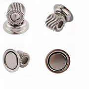 Penna magnetica in neodimio 4-pack | Argento | Ospite per penne e pennarelli con presa extra forte! | Ideale per frigoriferi, officine, uffici o università