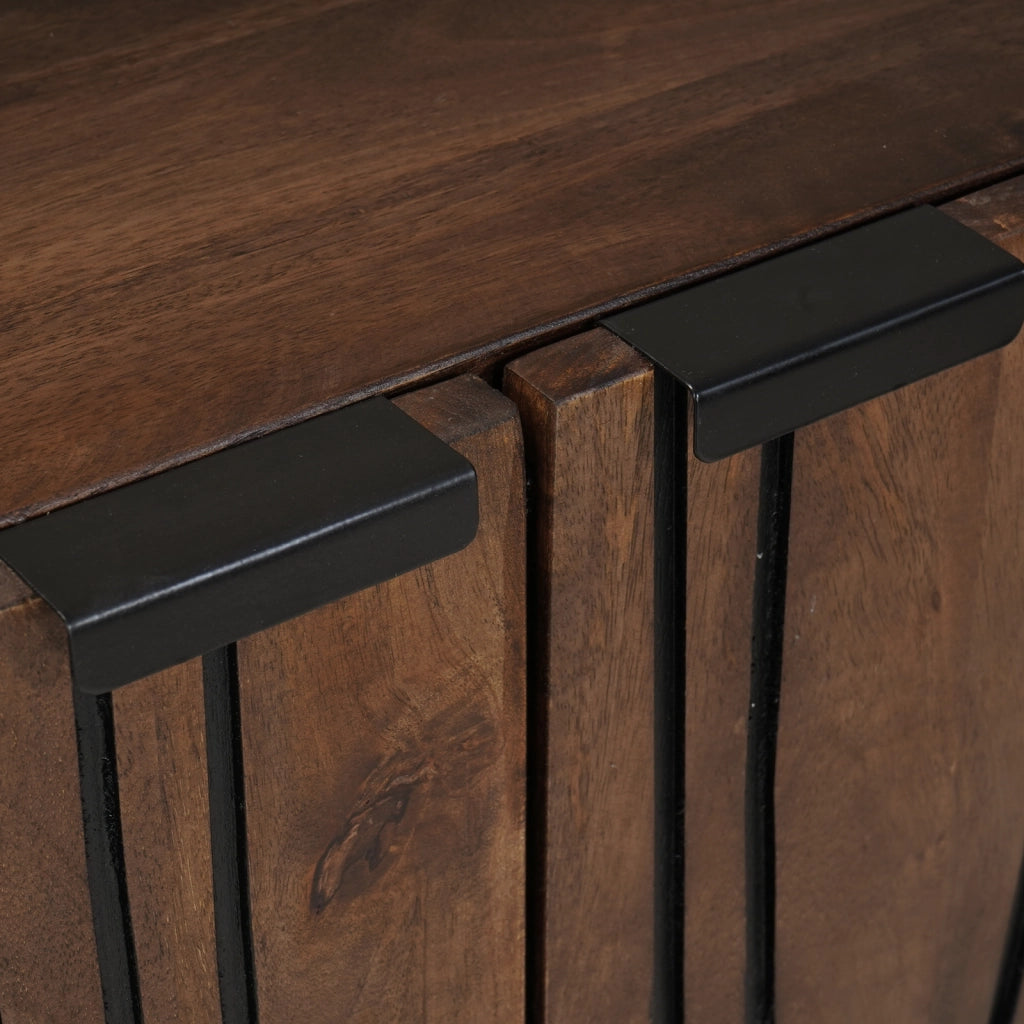 Alto pannello 60x33.5x100 cm in legno massello di mango