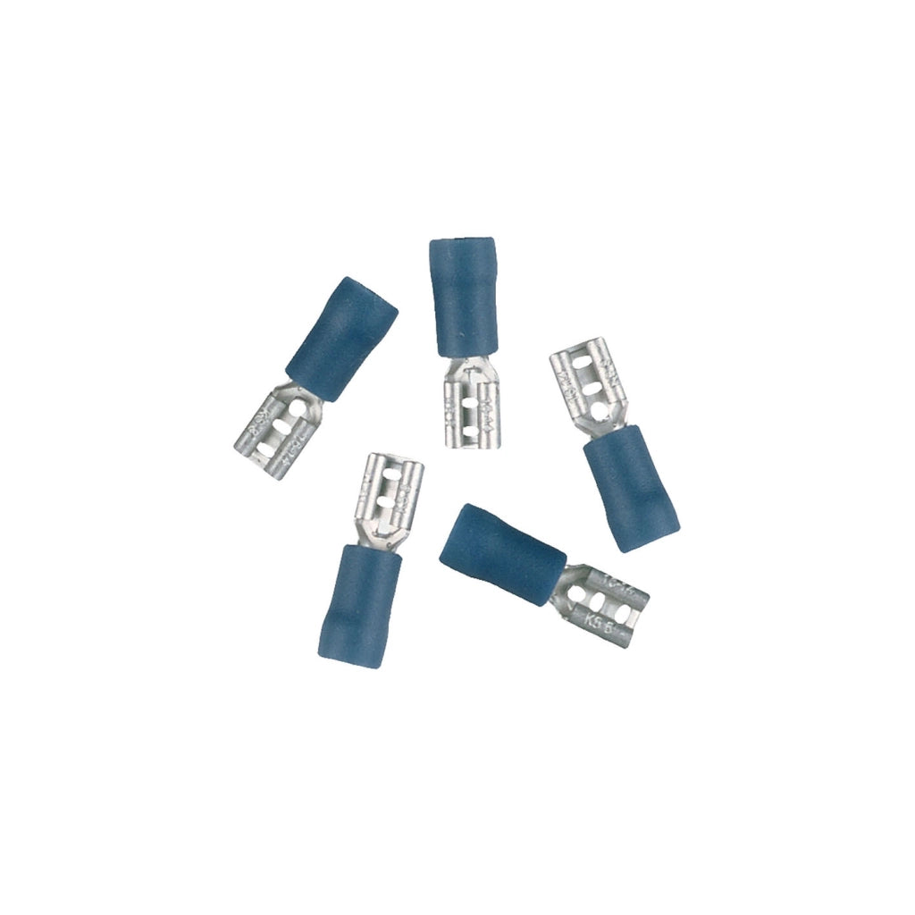 Terminali Piatti Isolati Capicorda Femmina Connettori Elettrici 1,5 2,5 mm 5 Pz